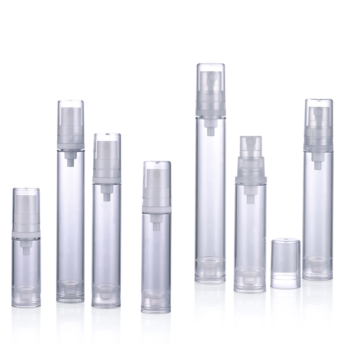 5ml 10ml 12ml 15ml pp como garração de bomba de pulverização garrafa de creme de bomba a ar L12