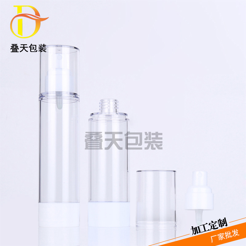Todos os tipos de cosméticos garrafas garrafa de perfume garrafa de spray 80 100 ml de garrafa de vácuo transparente