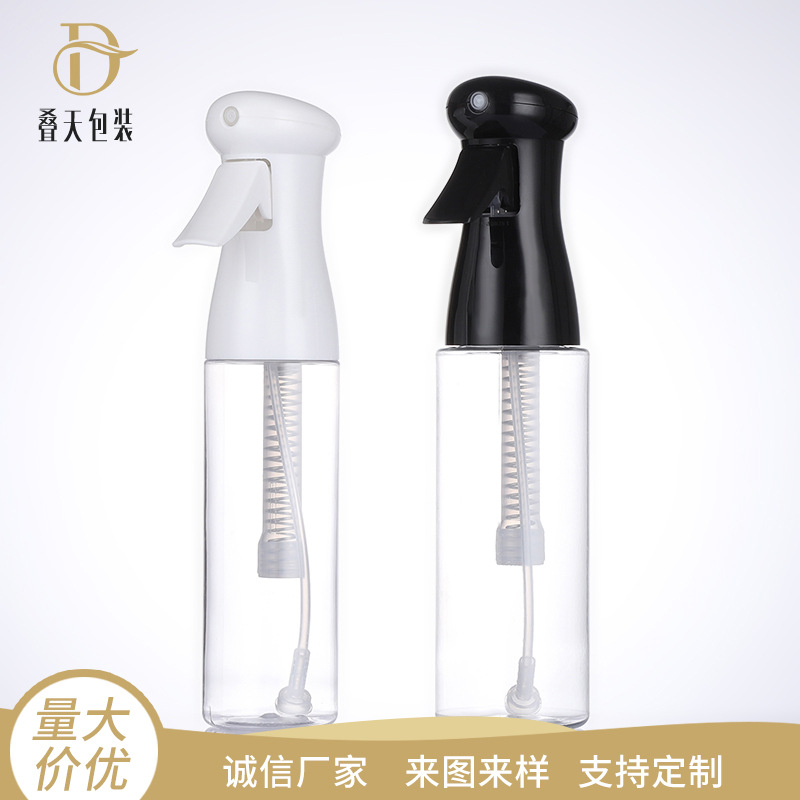 Garrane de spray contínuo de 200 ml para maquiagem hidratante e cuidados com o cabelo 200 ml garrafa de spray de cabelo portátil